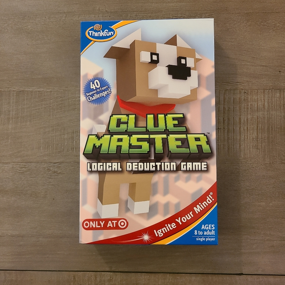 ThinkFun Clue Master Logical Deduction Game